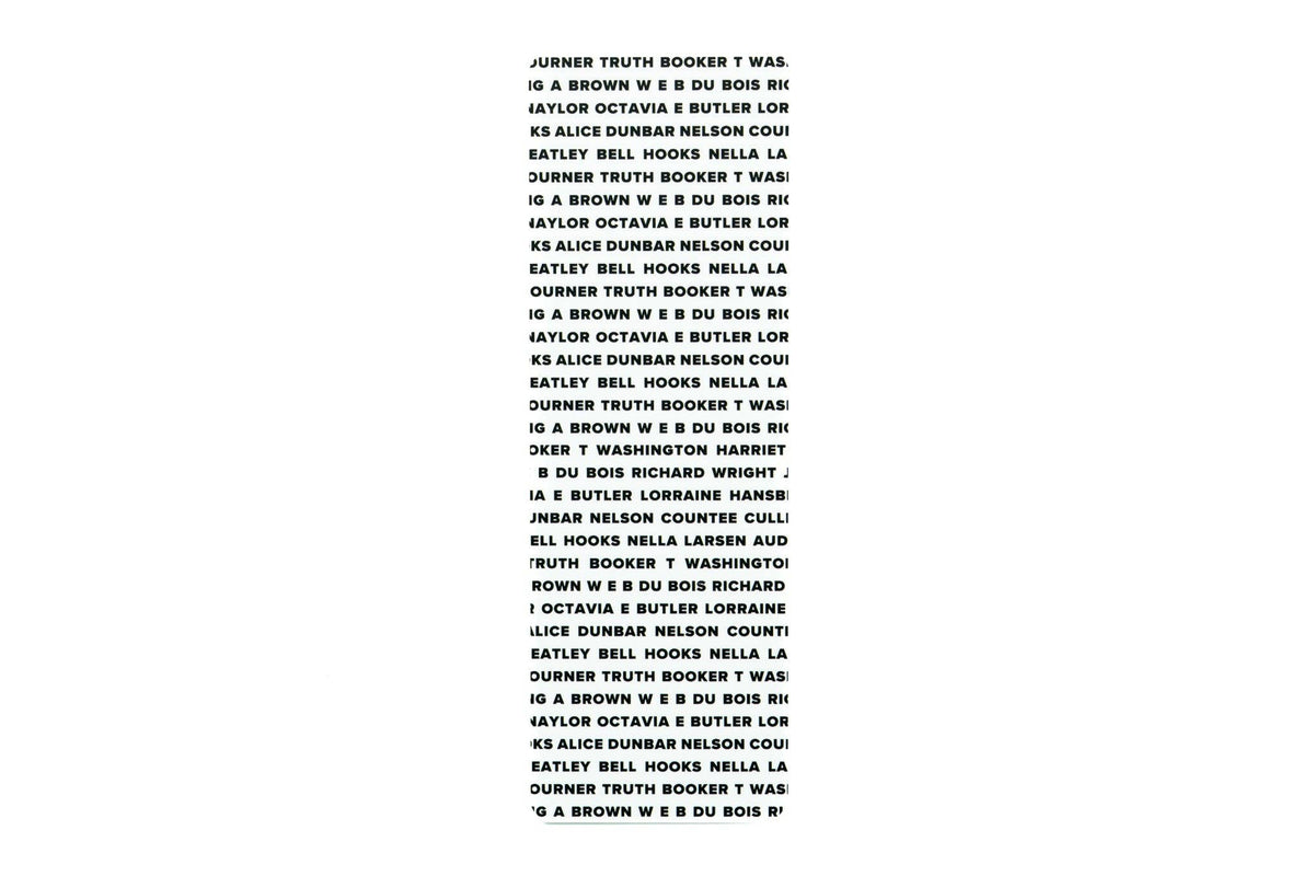 Bookmark - Classic Black Authors (White)