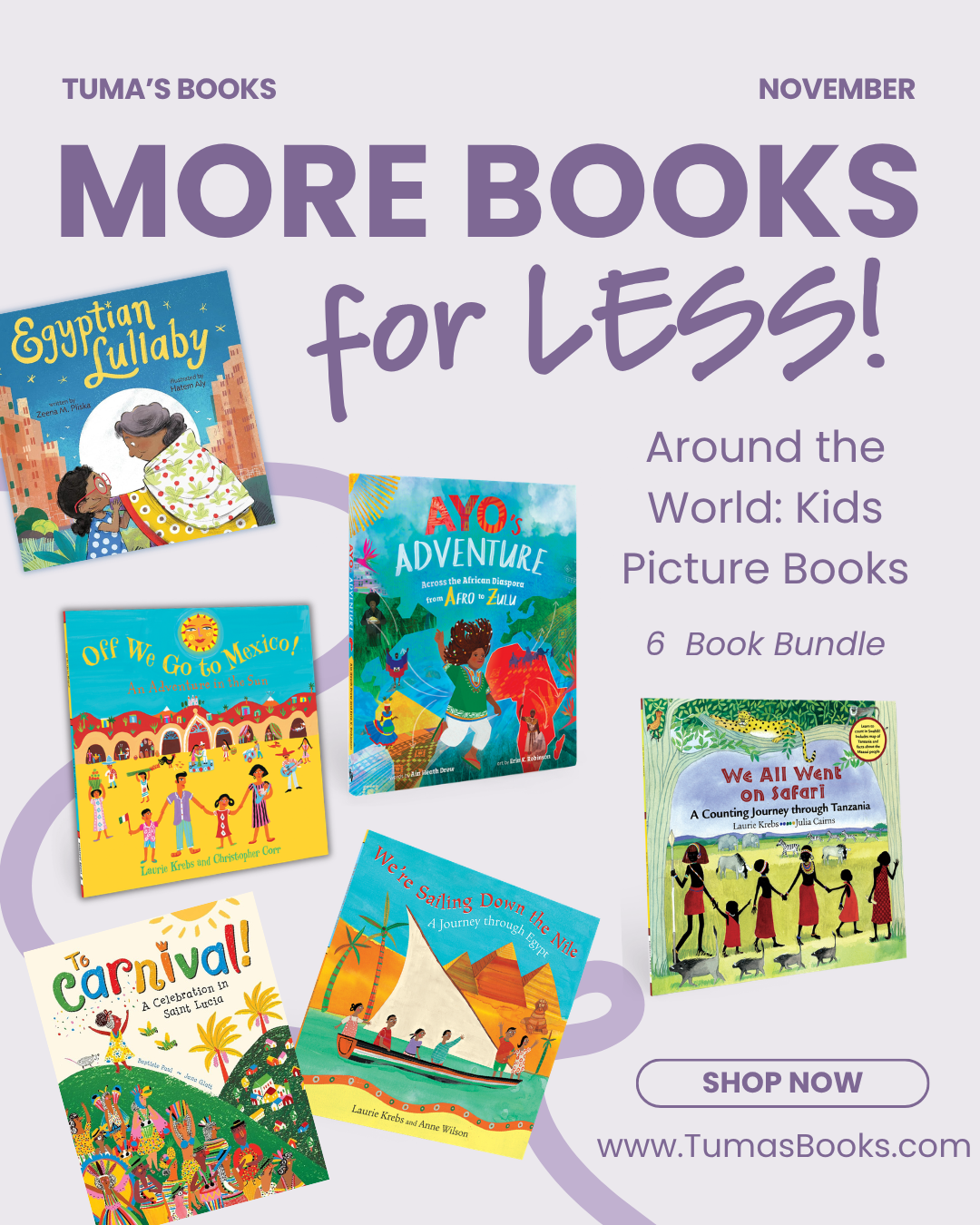 Around the World: 6 Picture Books Bundle for Kids