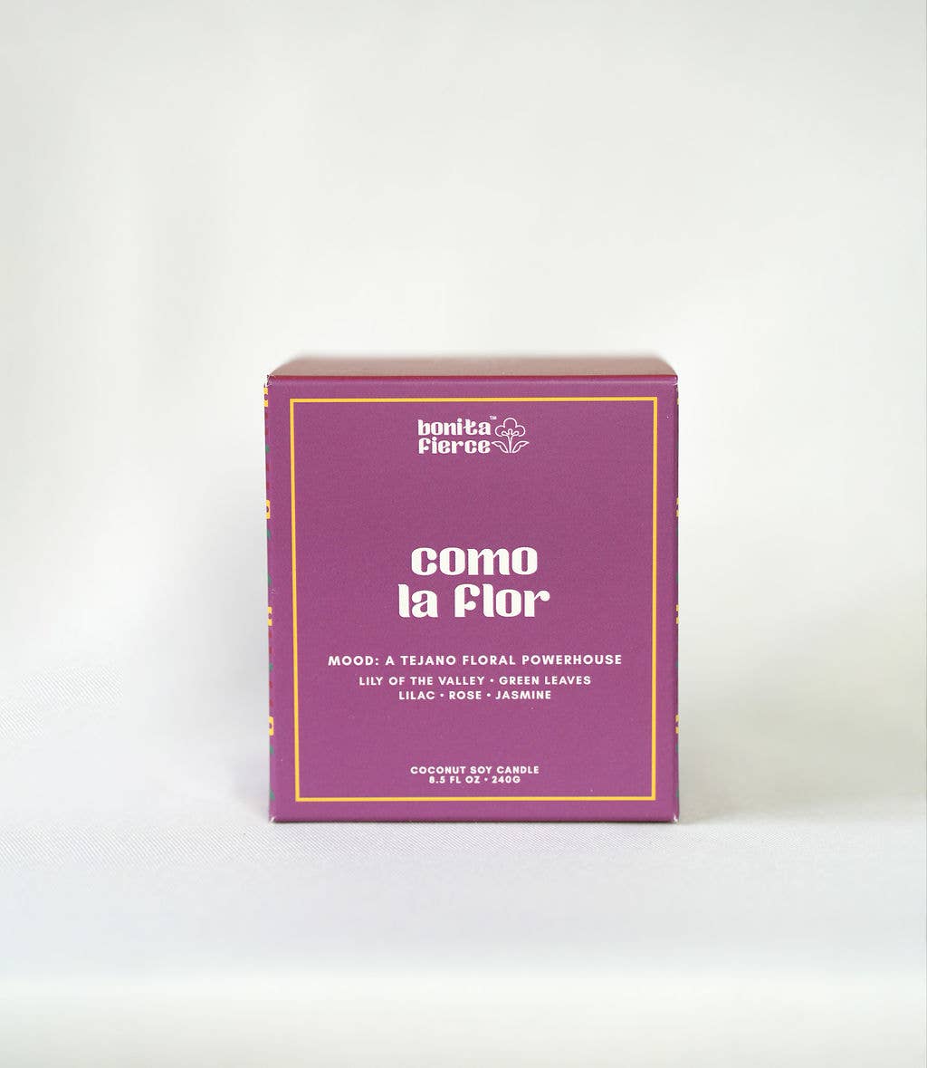 Como La Flor Candle (8.5oz) | Jasmine & Floral Candle