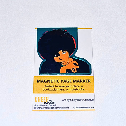 Angela Davis Magnetic | Page Marker Bookmarks - Tuma's Books
