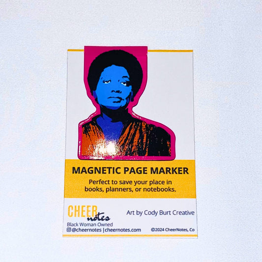 Audre Lorde Magnetic Page Marker | Bookmarks | Black History - Tuma's Books