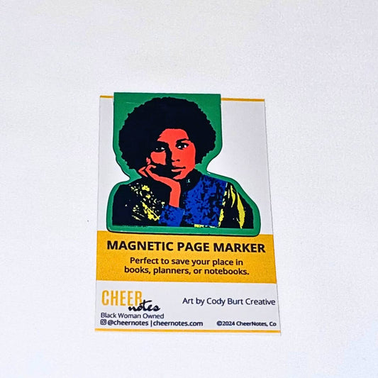 Bell hooks Magnetic Page Marker | Bookmarks | Feminist - Tuma's Books