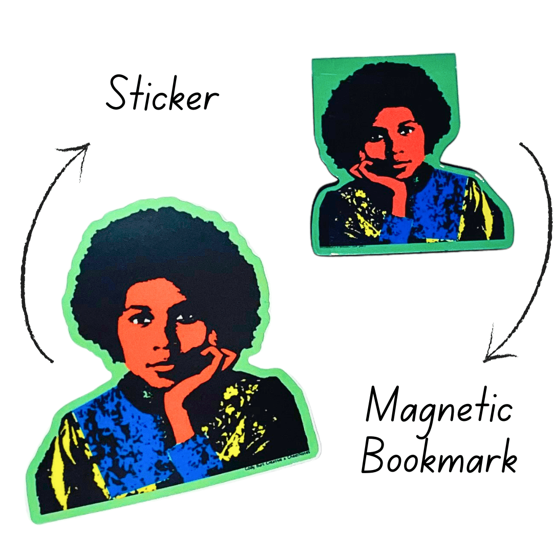 Bell hooks Magnetic Page Marker | Bookmarks | Feminist - Tuma's Books