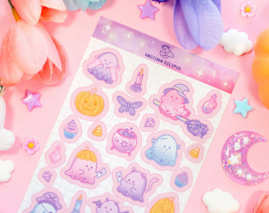 Boo Bash Sticker Sheet - 52724929 - Tuma's Books