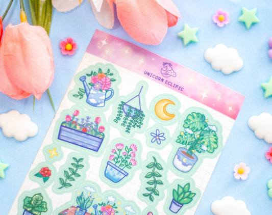 Botanical Bliss Sticker Sheet - 04474678 - Tuma's Books