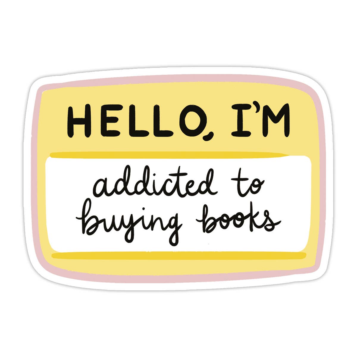 Buying Books Vinyl Sticker - Perfect for Bookstores - STAS187 - Tuma's Books