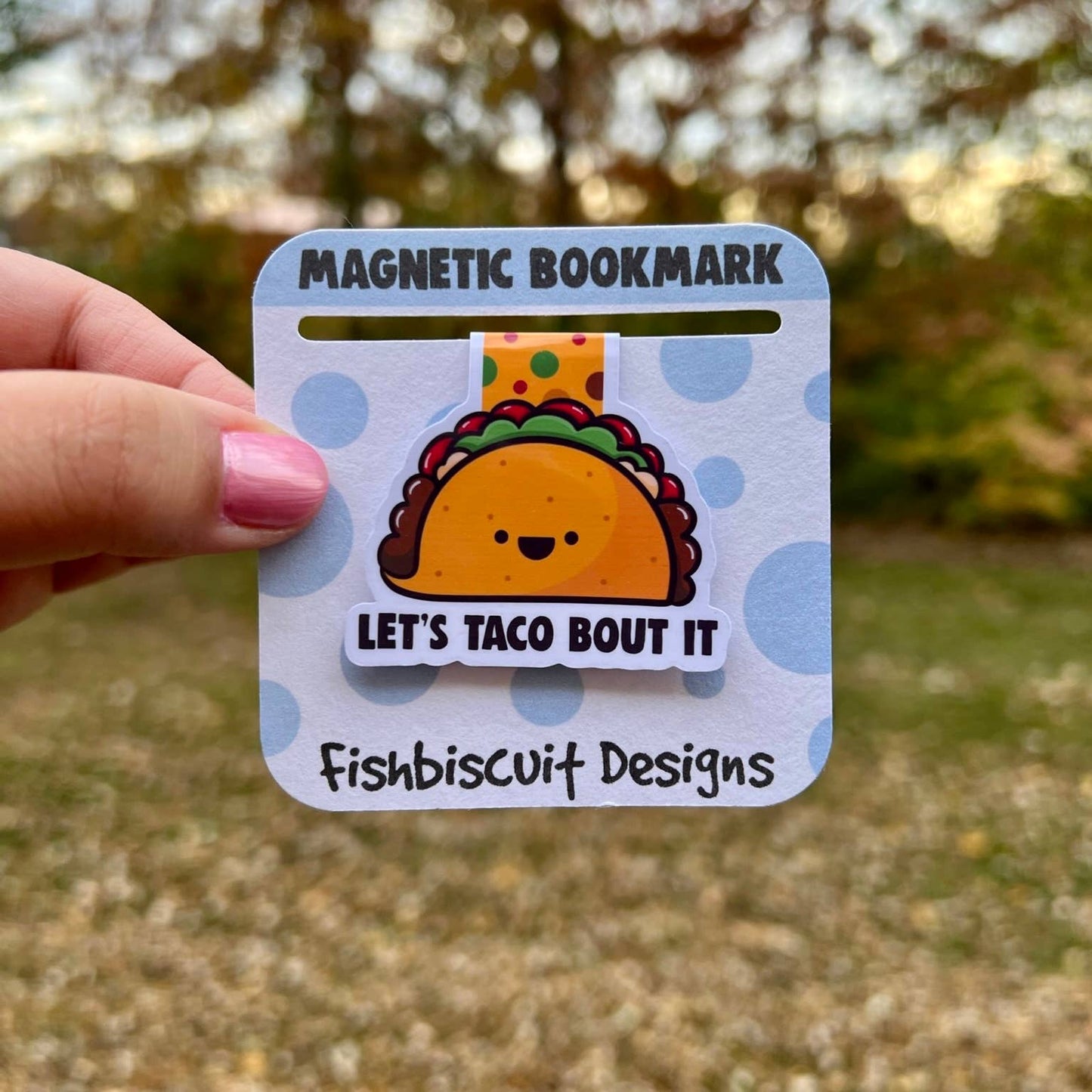 Cat Can’t Talk Reading Magnetic Bookmark - Tuma's Books