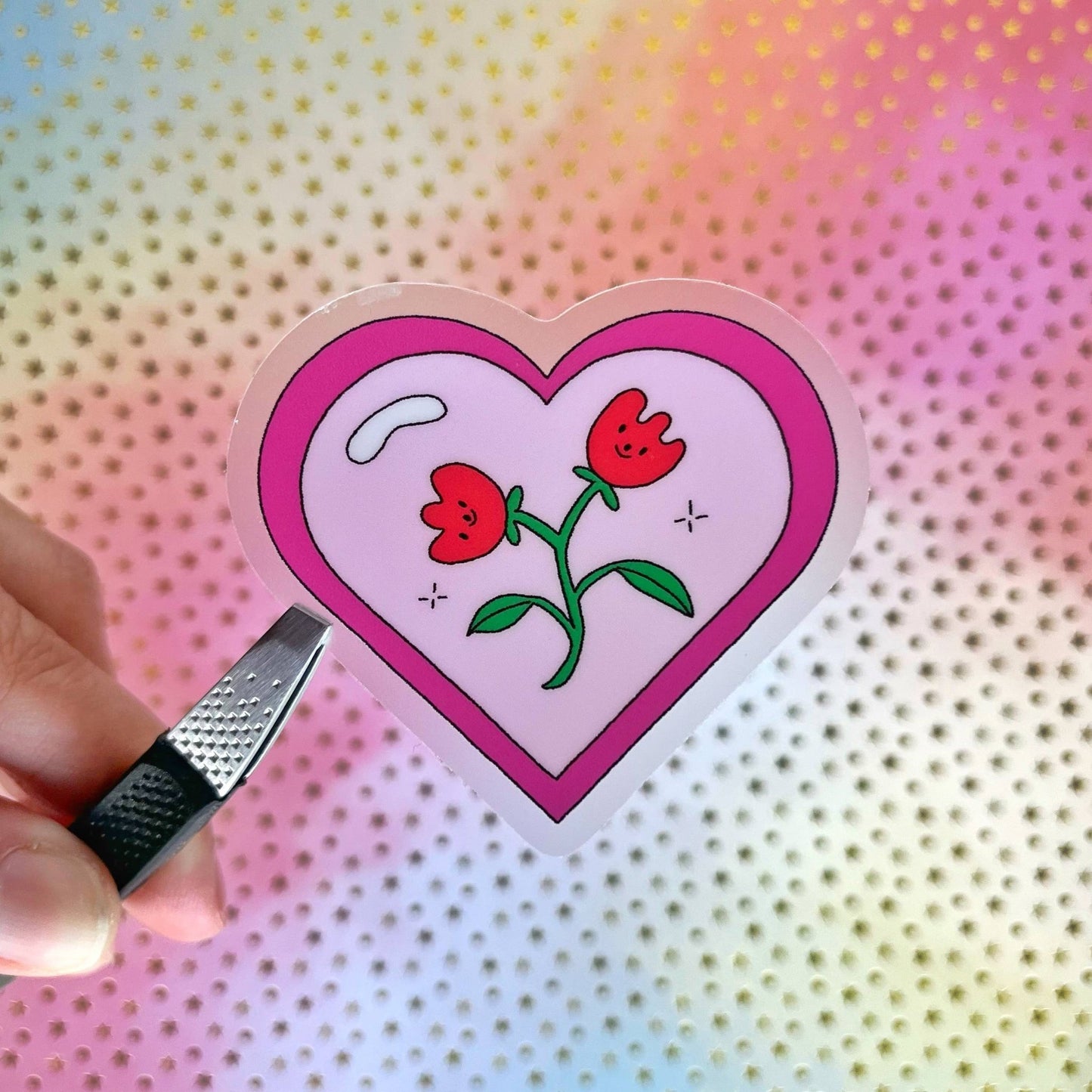 Corazón Sticker - S26 - Tuma's Books