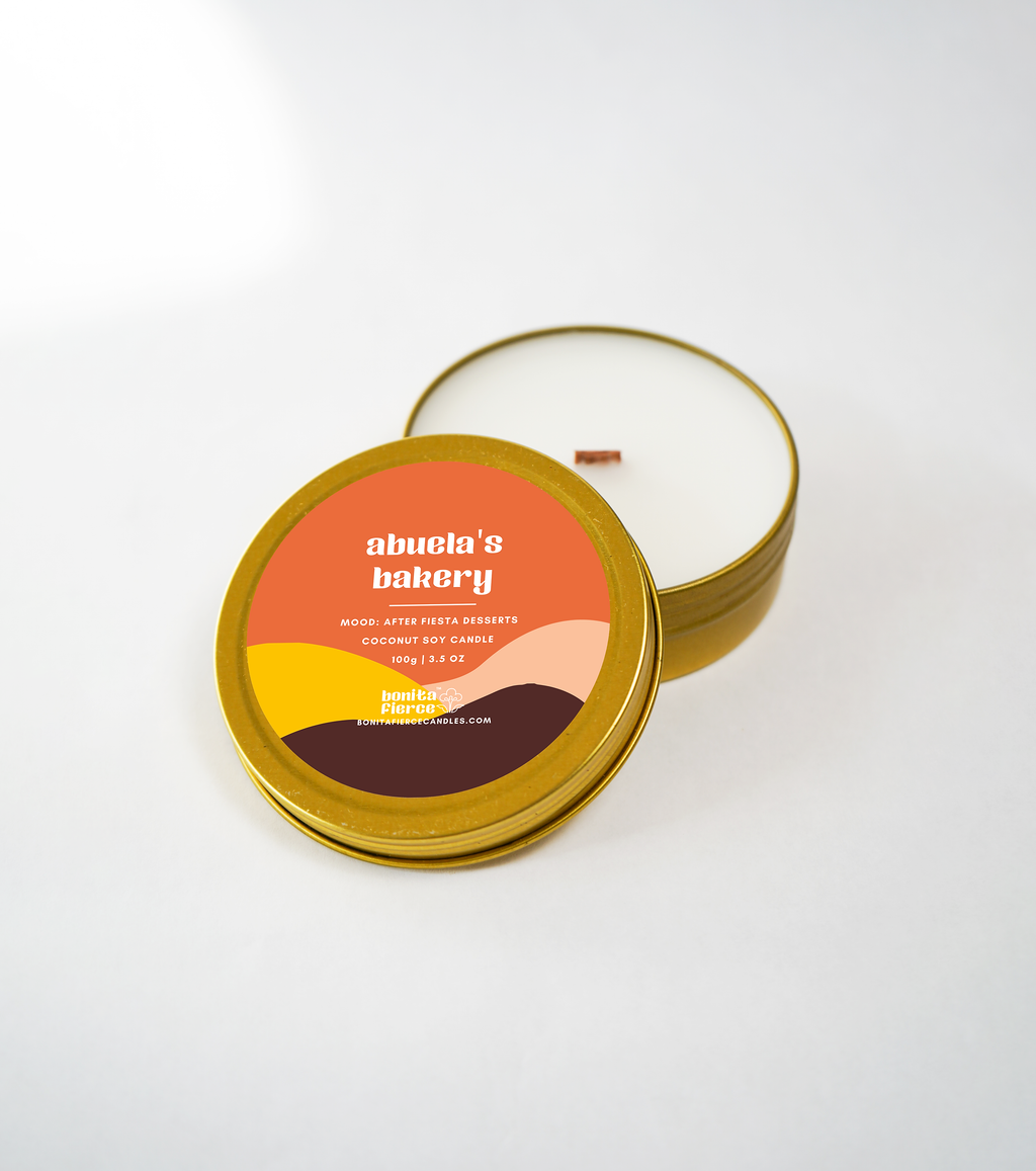 Abuela's Bakery Candle Tin | Coconut, Caramel & Vanilla