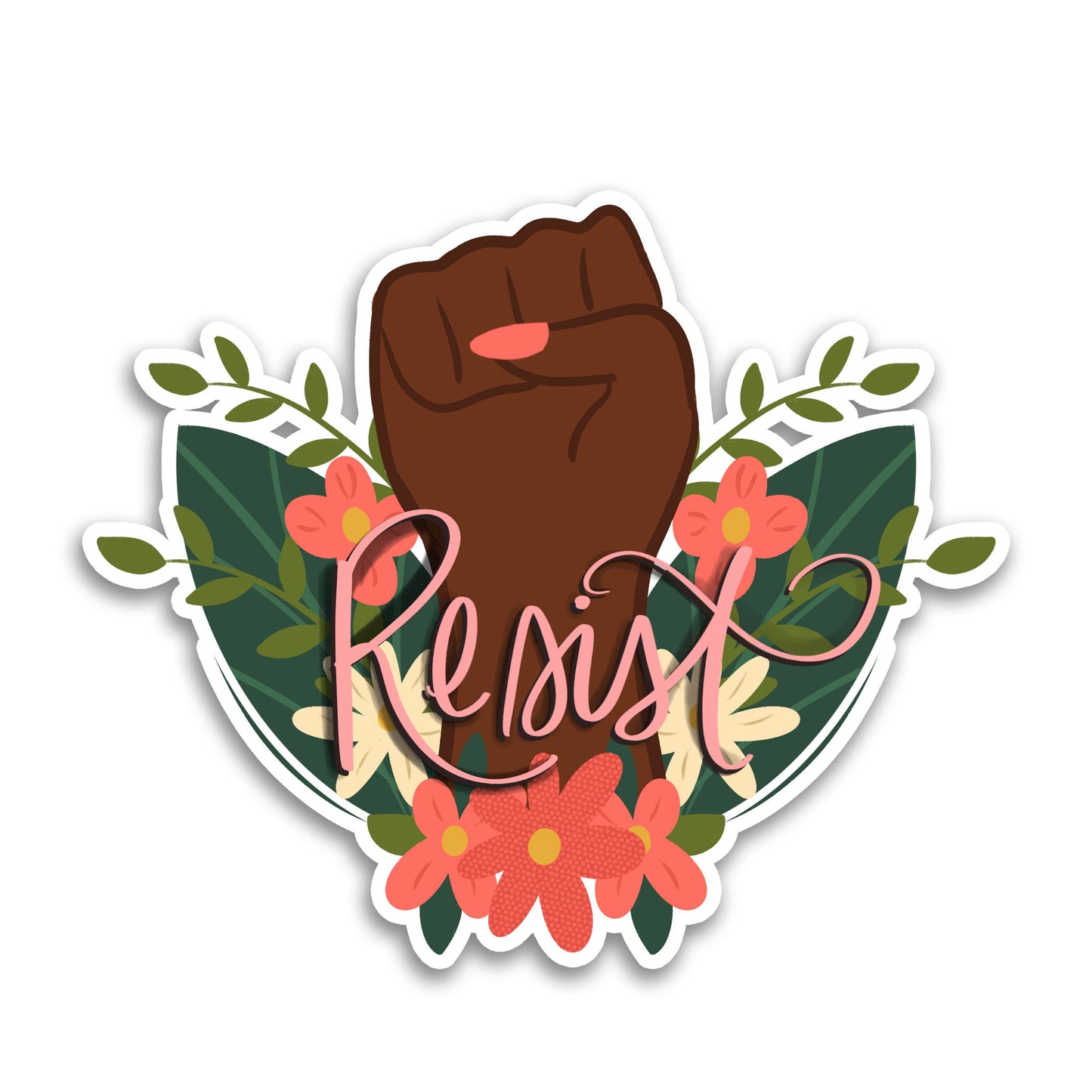 Resist/Version 1 Vinyl Sticker