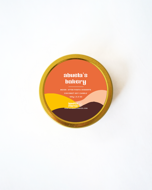 Abuela's Bakery Candle Tin | Coconut, Caramel & Vanilla