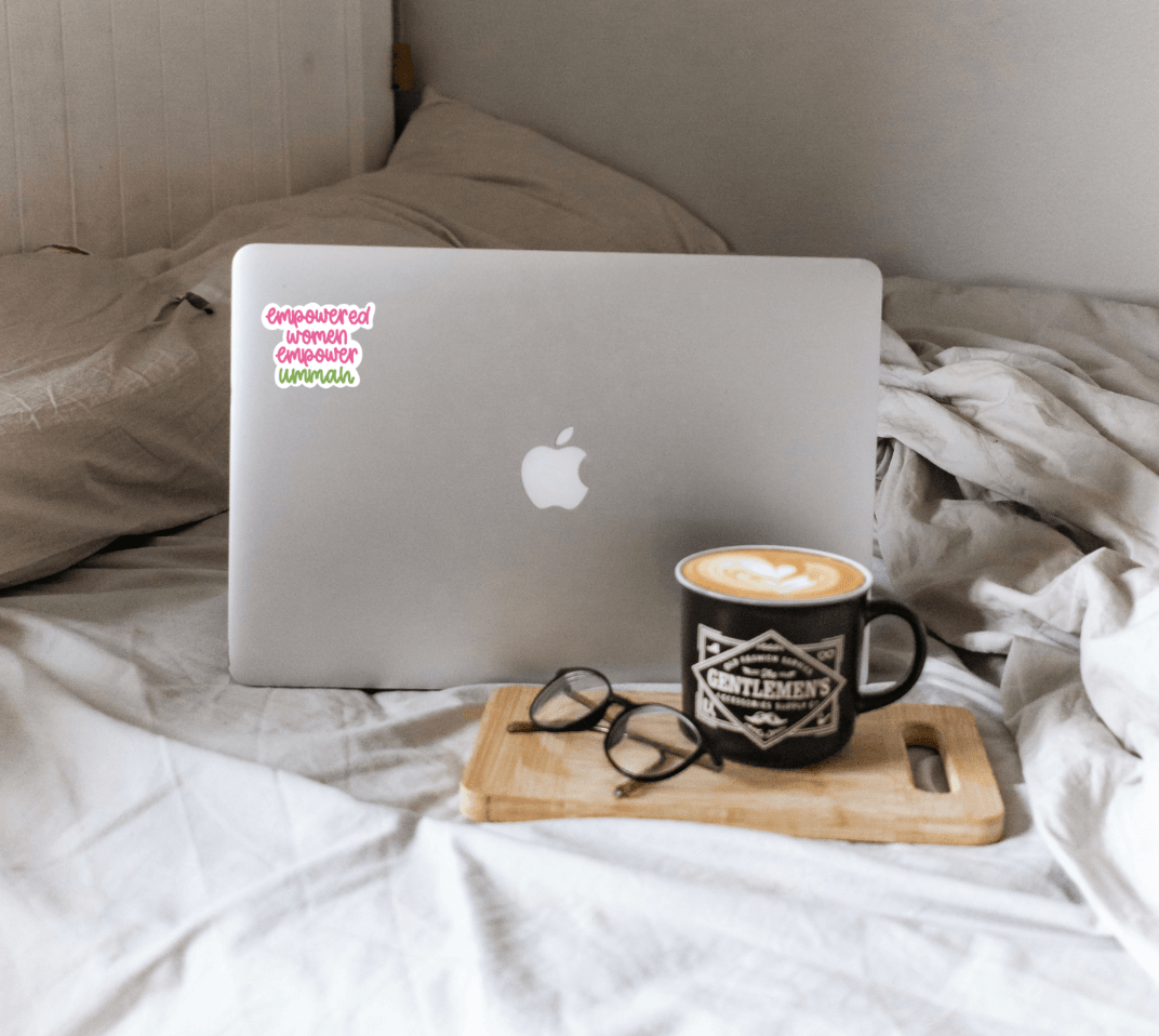 Empowered Women Empower Ummah Vinyl Glossy Die Cut Sticker - Tuma's Books