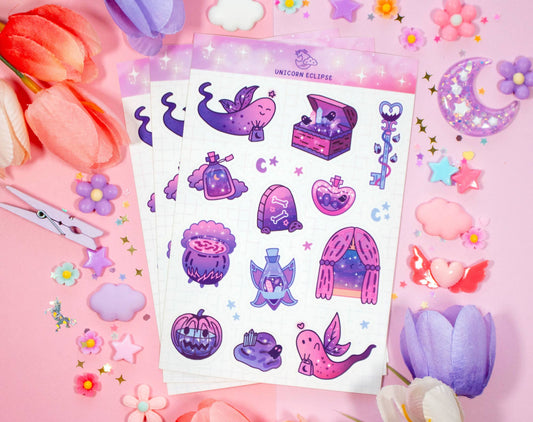 Halloween Forever Sticker Sheet - 38705219 - Tuma's Books