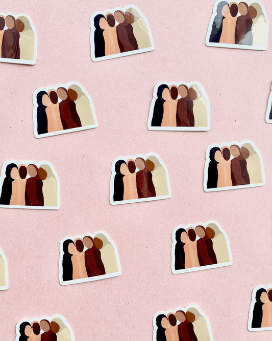 Hijabis Vinyl Glossy Die Cut Sticker - Tuma's Books