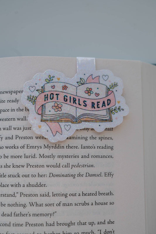 Hot Girls Read Magnetic Bookmark - Tuma's Books