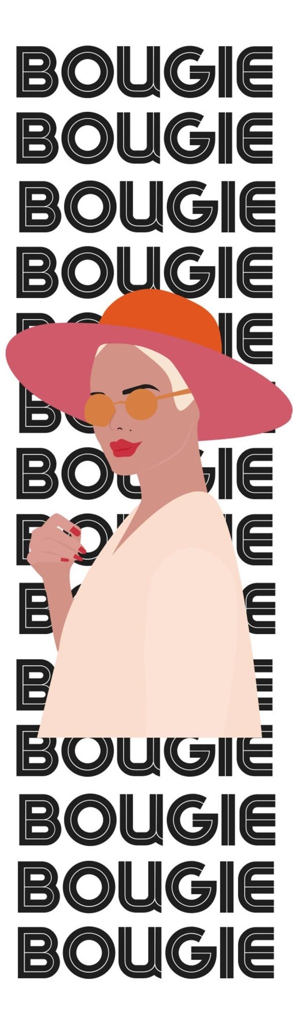 Laminated Bougie Bookmark - Zella & Co. - Tuma's Books