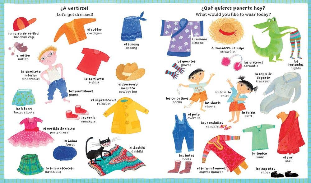 My Big Barefoot Book of Spanish and English Words: Bilingual Spanish Hardcover - 9781782852865 - Tuma's Books