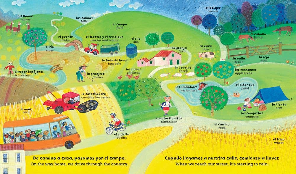 My Big Barefoot Book of Spanish and English Words: Bilingual Spanish Hardcover - 9781782852865 - Tuma's Books