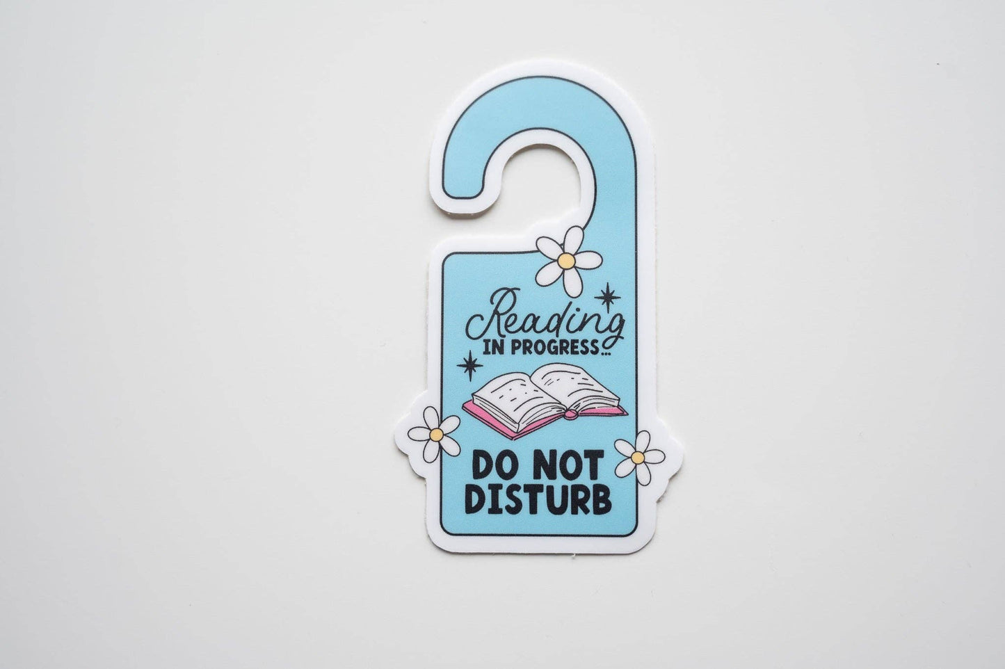 Reading - Do Not Disturb Vinyl Sticker - Created By Kelci - Tuma's Books