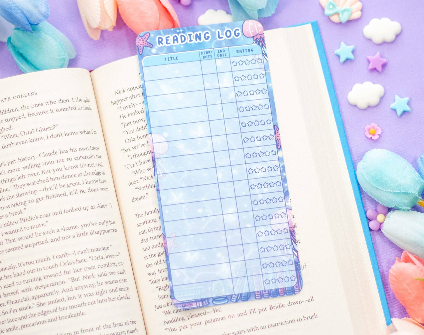 Reading Room Reading Log Bookmark - 28930216 - Tuma's Books