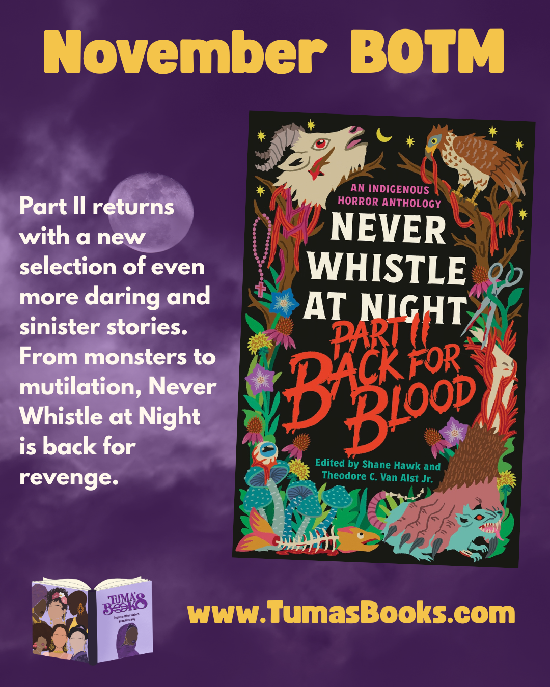 Tuma's Book of the Month - Read Diverse Stories by BIPOC authors
