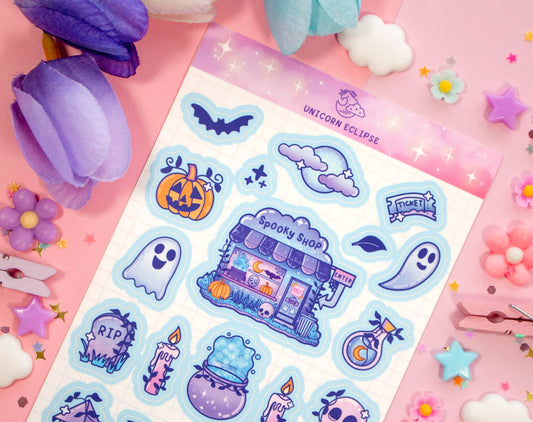 Spirit Town Sticker Sheet - 40443445 - Tuma's Books