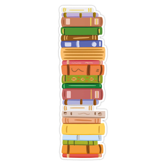 Stack of Books Die Cut Bookmark - BMAS007 - Tuma's Books