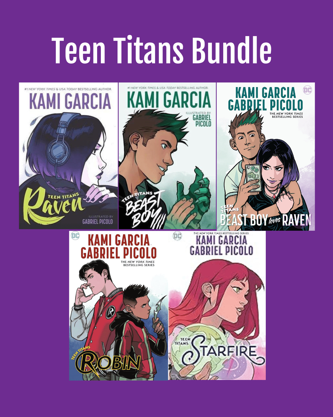 Teen Titans Series by Kami Garcia & Gabriel Piccolo - Tuma's Books