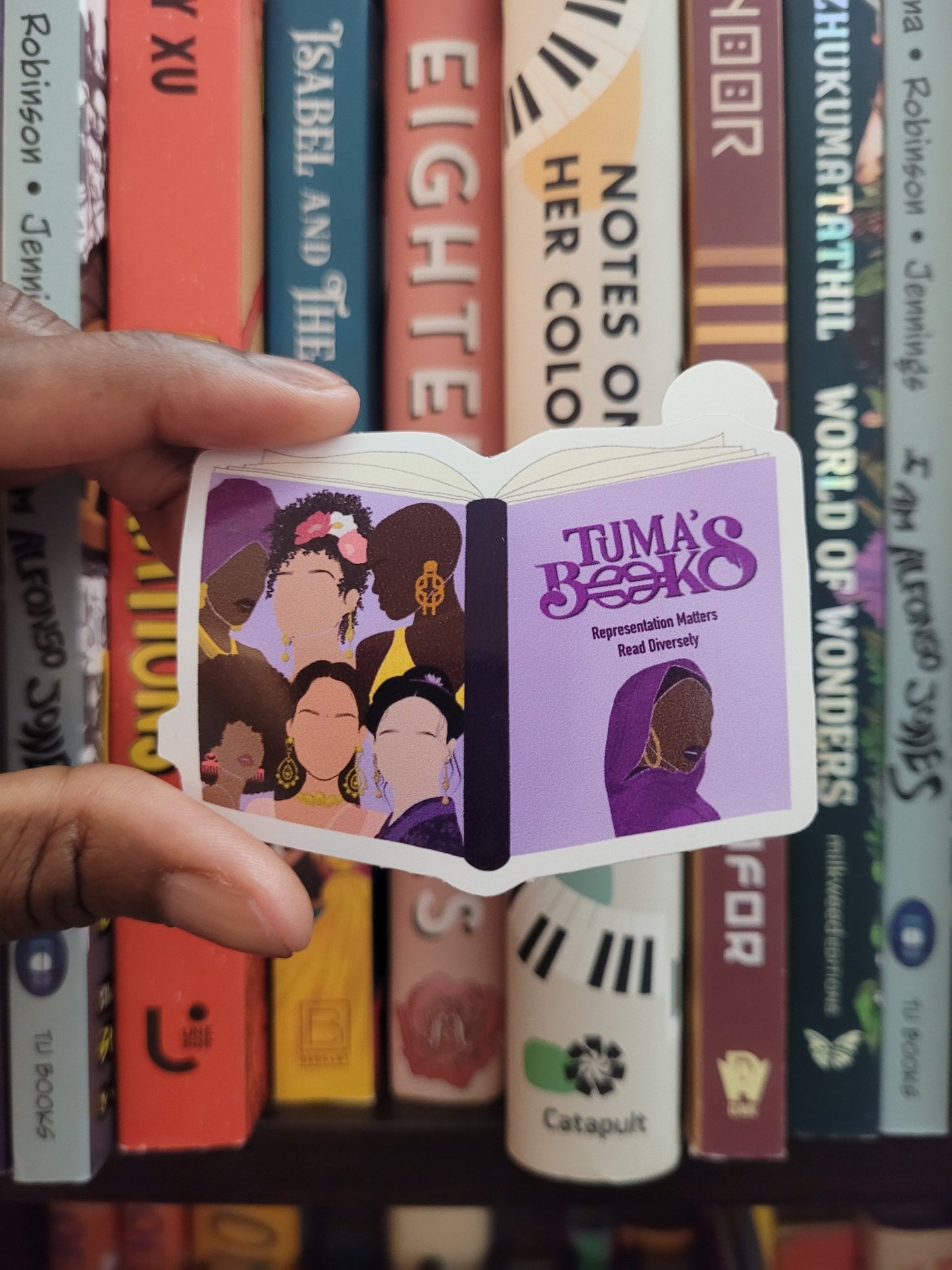 Tuma's Books - Diverse Books Sticker - 09858833 - Tuma's Books