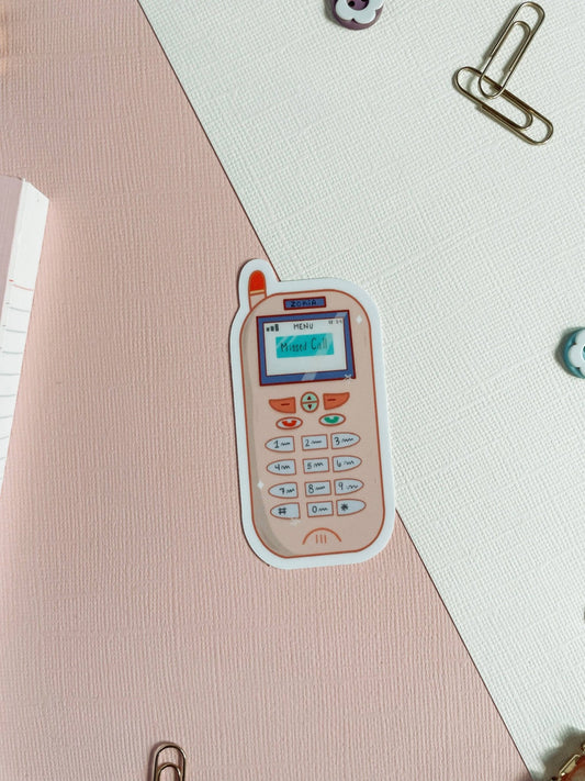 Zokia Cell Phone Vinyl Sticker | 90s Sticker - Tuma's Books