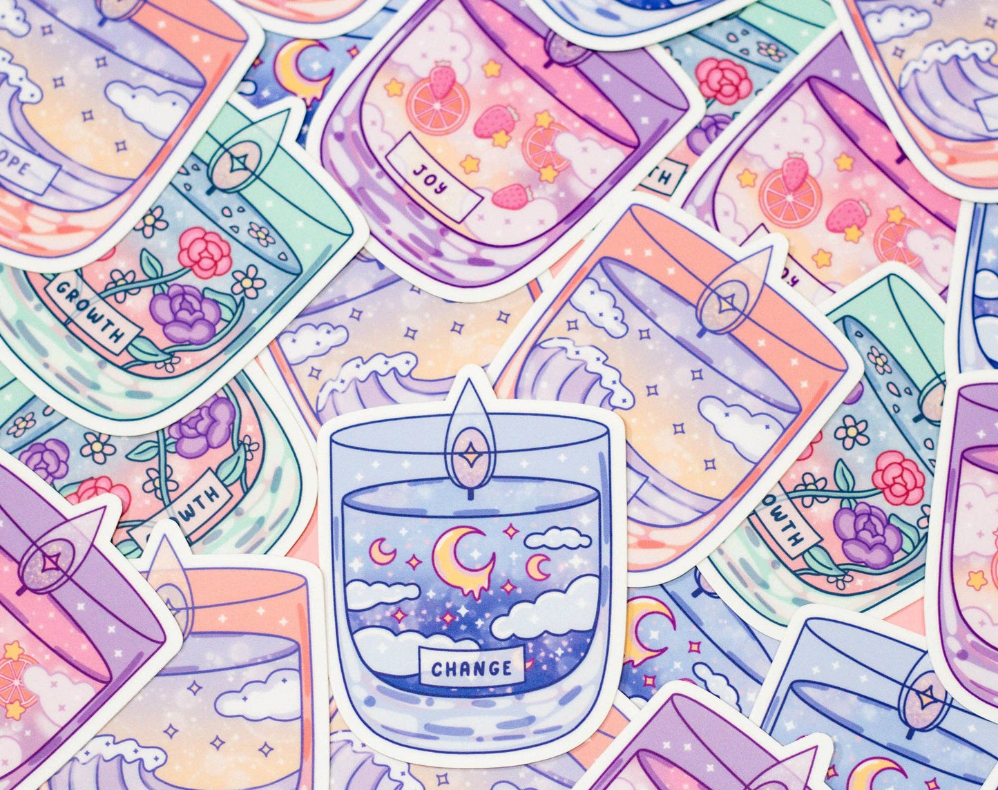 Affirmation Candle Sticker: Hope - Tuma's Books