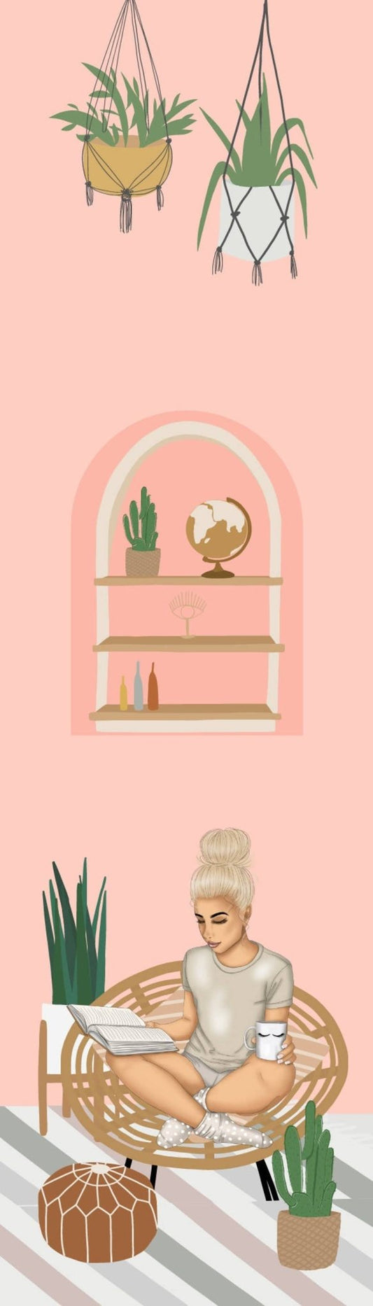 Laminated Homebody Bookmark - "Blond" - Tuma's Books