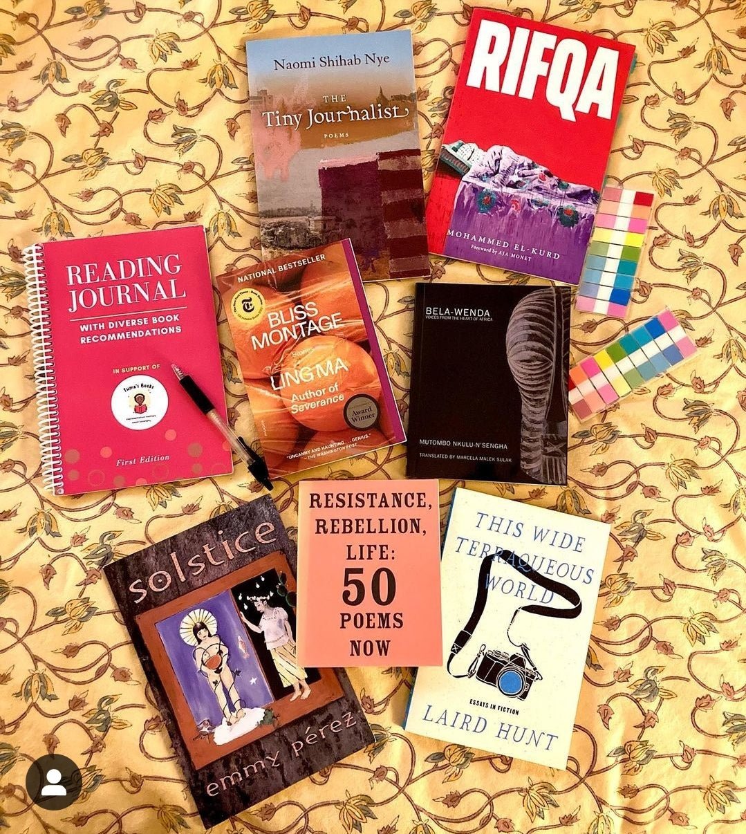 Reading Journal with Diverse Book Recommendations | Spiral Bound | 100 Entries - Tuma's Books - Tuma's Books