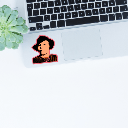 Zora Neale Hurston Art Sticker - CheerNotes - Tuma's Books
