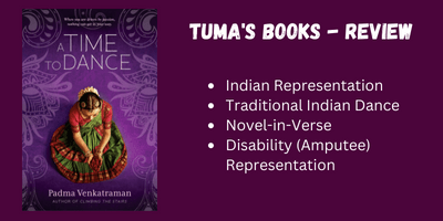 A Time to Dance by Padma Venkatraman {REVIEW} - Tuma's Books