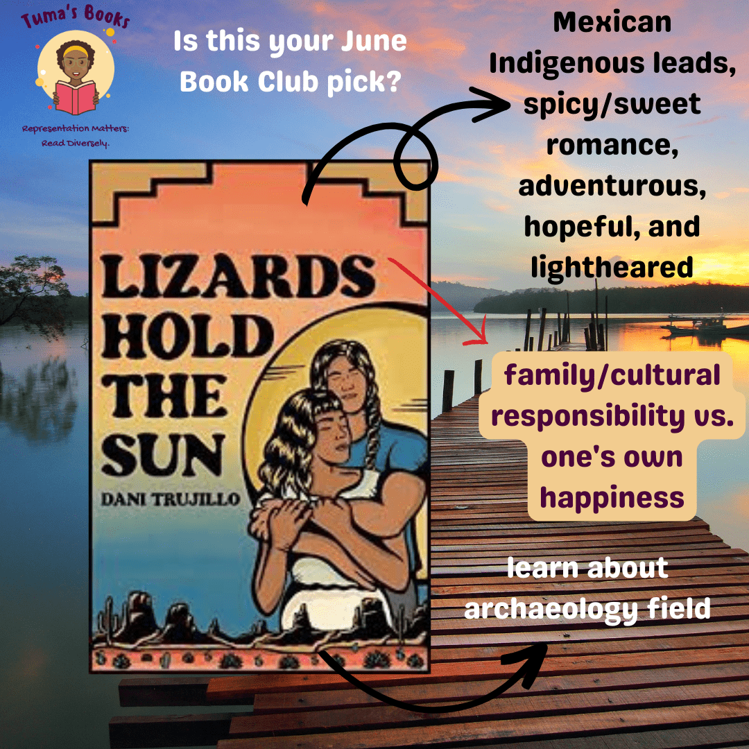 [Book Feature] Lizards Hold the Sun by Dani Trujillo (Mexican/Indigeneous Rep + Romance) - Tuma's Books
