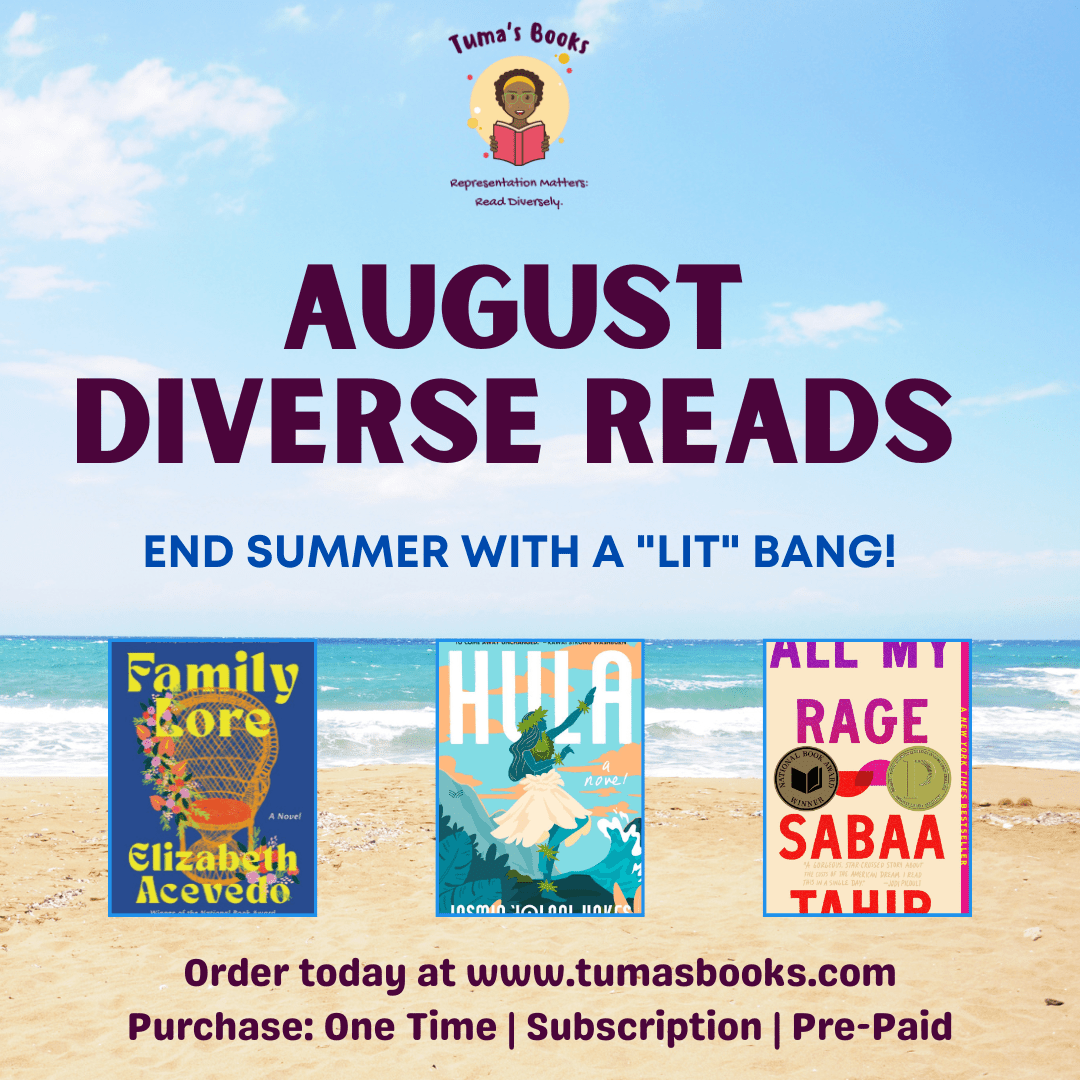 Monthly Diverse Reads: August Picks! - Tuma's Books