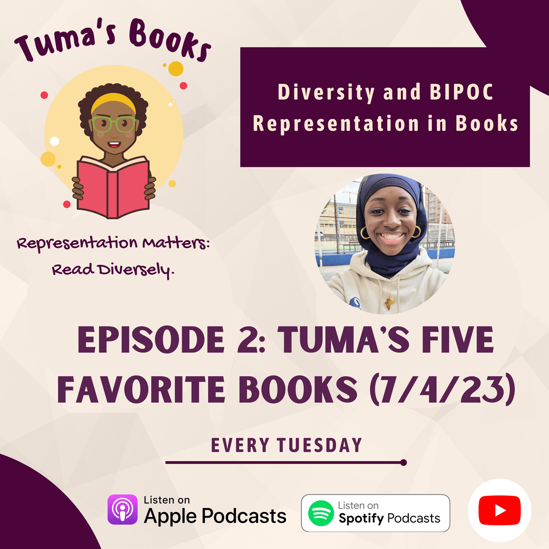 New Podcast Episode: Tuma's Five Favorite Reads - Tuma's Books