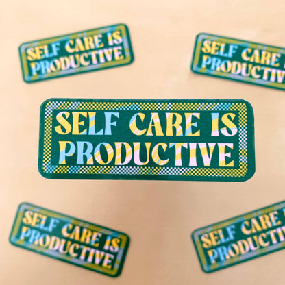 Self Care is Productive Sticker