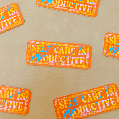 Self Care is Productive Sticker