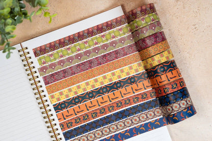 African Print Washi Tape - Cowries (Ankara)
