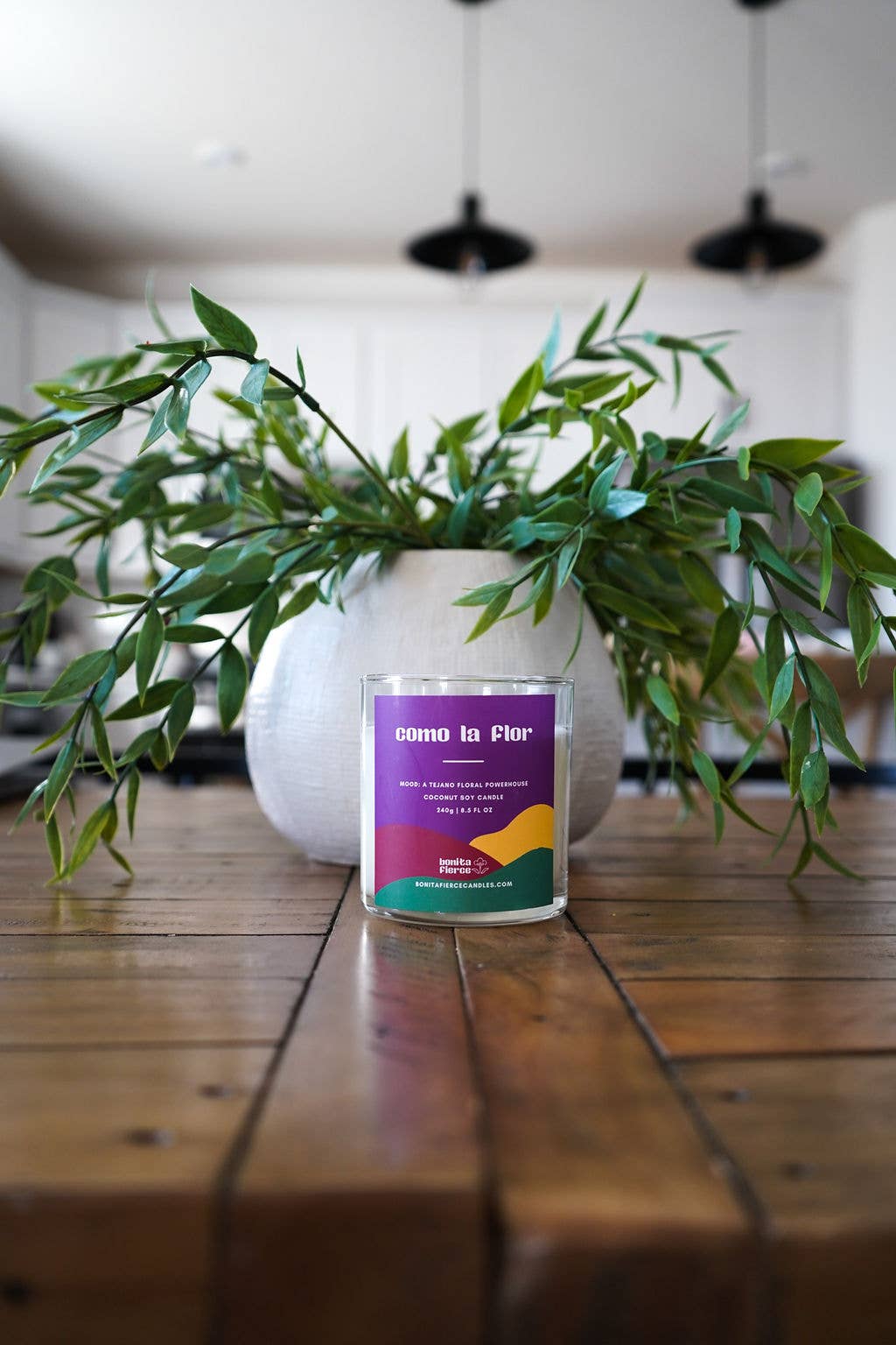 Como La Flor Candle (8.5oz) | Jasmine & Floral Candle