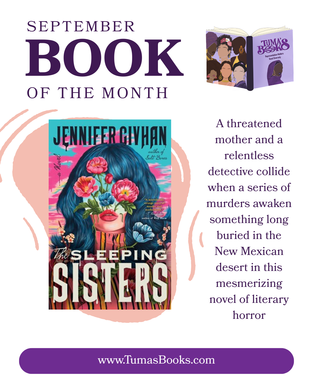 Tuma's Book of the Month - Read Diverse Stories by BIPOC authors