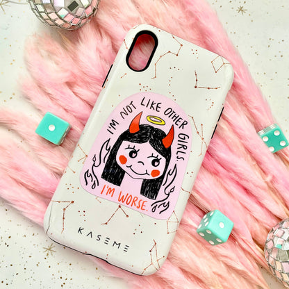 I'm Not Like Other Girls... I'm Worse. - Cute Sticker - Pink
