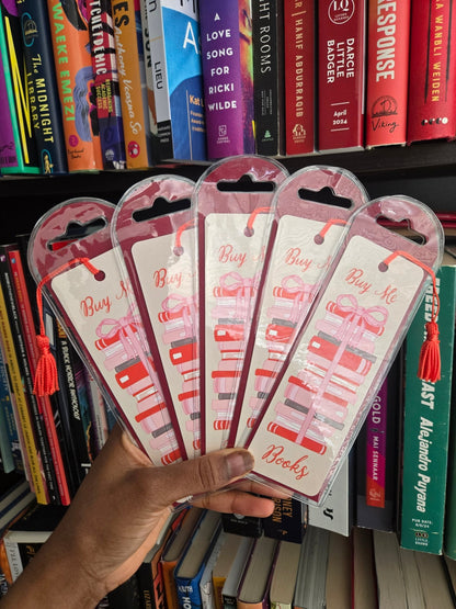 "Buy Me Books" Bookmark - Tuma's Books