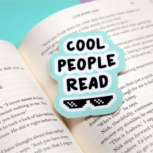 Cool People Read Sticker - Tuma's Books