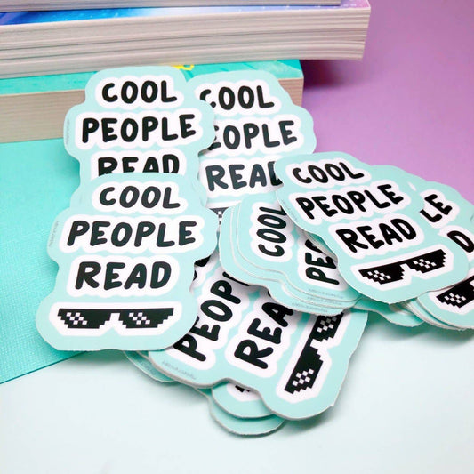 Cool People Read Sticker - Tuma's Books