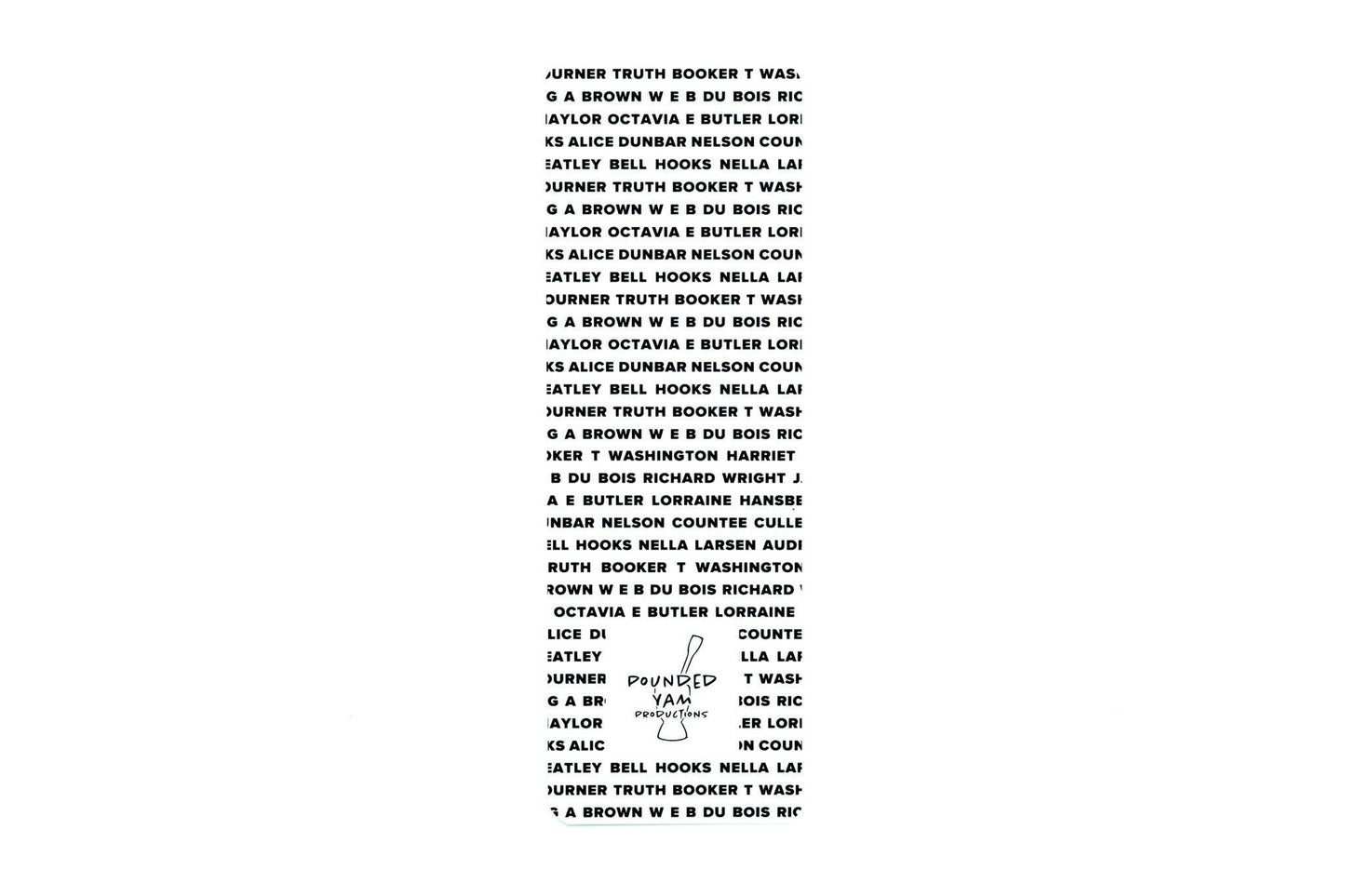 Bookmark - Classic Black Authors (White)