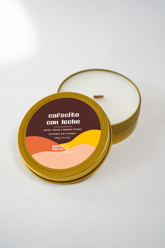Cafecito Con Leche Candle Tin | Coffee & Milk
