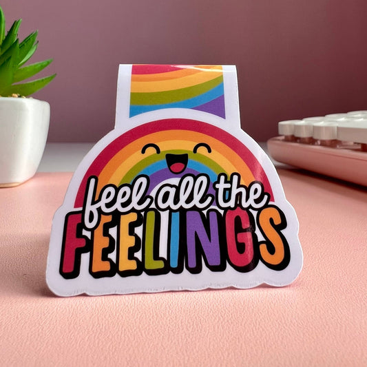 Feelings Rainbow Magnetic Bookmark - 75575077 - Tuma's Books